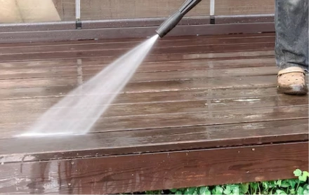 Wood Deck and Pool Deck Washing